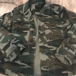 J. Crew camo jacket